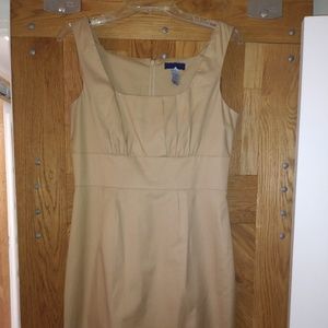 Tan J Crew Dress